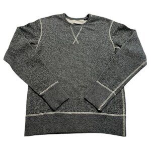 Wings + Horns Crewneck Sweatshirt in Grey